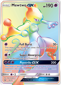 Mewtwo-GX Shining Legends #76