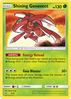 Shining Genesect Shining Legends #9