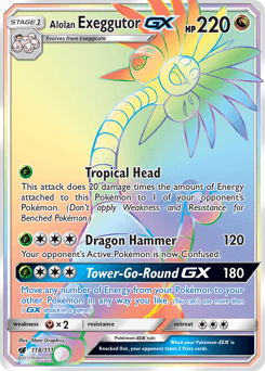 Alolan Exeggutor-GX Crimson Invasion #118