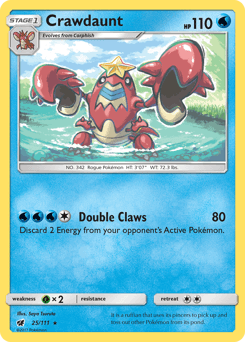 Crawdaunt Crimson Invasion #25