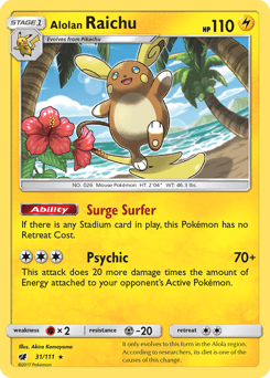Alolan Raichu Crimson Invasion #31