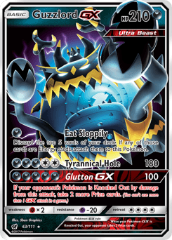Guzzlord-GX Crimson Invasion #63