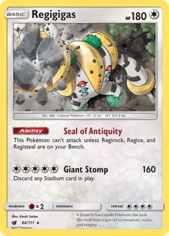 Regigigas Crimson Invasion #84