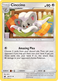 Cinccino Crimson Invasion #86