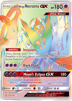 Dawn Wings Necrozma-GX Ultra Prism #161