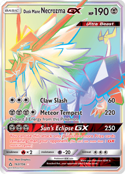 Dusk Mane Necrozma-GX Ultra Prism #163