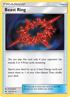 Beast Ring Forbidden Light #102