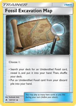 Fossil Excavation Map Forbidden Light #107