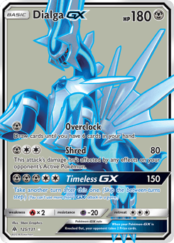 Dialga-GX Forbidden Light #125