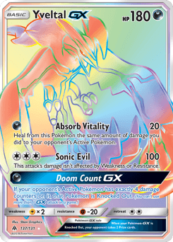 Yveltal-GX Forbidden Light #137