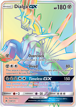 Dialga-GX Forbidden Light #138