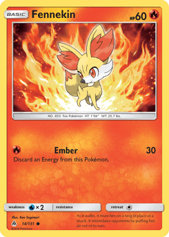 Fennekin Forbidden Light #14