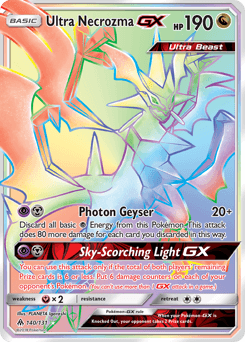 Ultra Necrozma-GX Forbidden Light #140