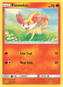 Fennekin Forbidden Light #15