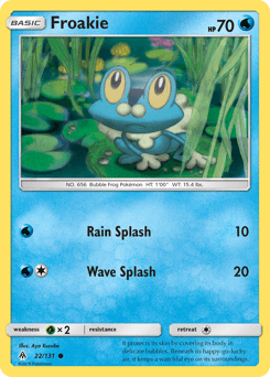 Froakie Forbidden Light #22