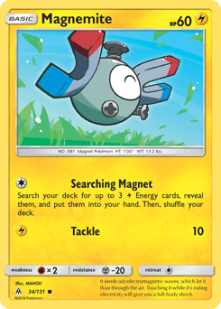 Magnemite Forbidden Light #34