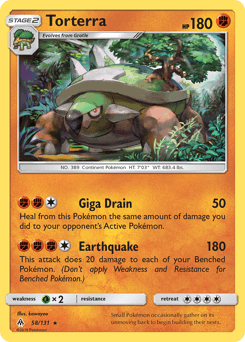 Torterra Forbidden Light #58
