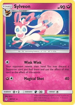 Sylveon Forbidden Light #87