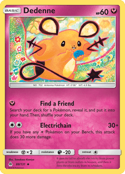 Dedenne Forbidden Light #88