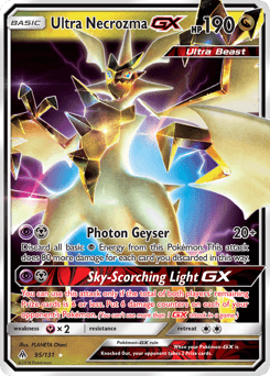 Ultra Necrozma-GX Forbidden Light #95