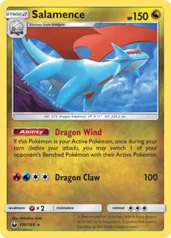 Salamence Celestial Storm #106