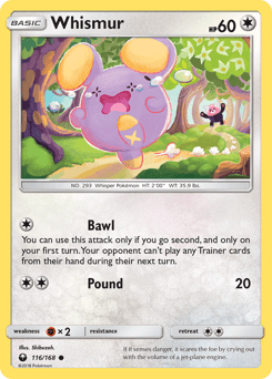 Whismur Celestial Storm #116