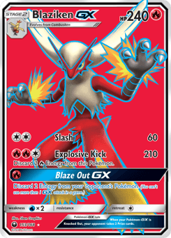 Blaziken-GX Celestial Storm #153