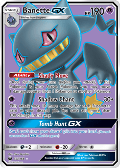 Banette-GX Celestial Storm #157