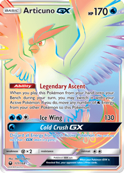 Articuno-GX Celestial Storm #171