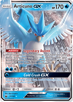 Articuno-GX Celestial Storm #31