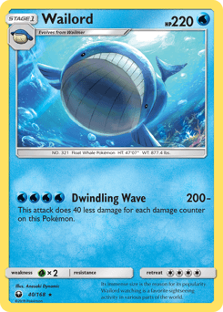 Wailord Celestial Storm #40