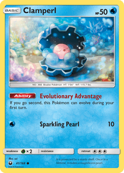 Clamperl Celestial Storm #41