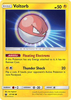 Voltorb Celestial Storm #47