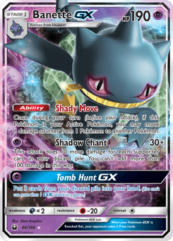 Banette-GX Celestial Storm #66