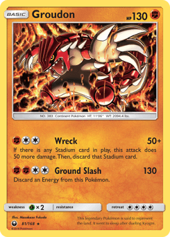 Groudon Celestial Storm #81