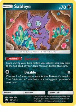Sableye Celestial Storm #88