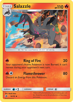 Salazzle Dragon Majesty #14