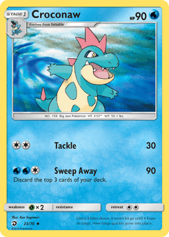 Croconaw Dragon Majesty #23
