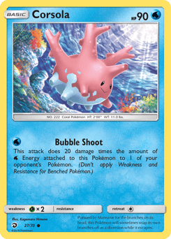 Corsola Dragon Majesty #27