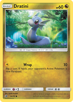 Dratini Dragon Majesty #34