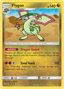 Flygon Dragon Majesty #39