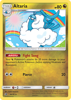 Altaria Dragon Majesty #40