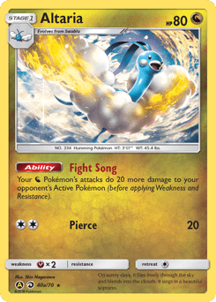Altaria Dragon Majesty #40a