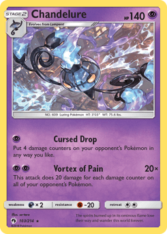 Chandelure Lost Thunder #103