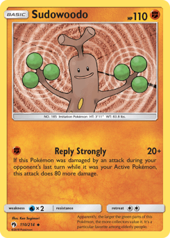 Sudowoodo Lost Thunder #110