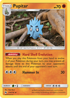 Pupitar Lost Thunder #116