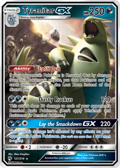 Tyranitar-GX Lost Thunder #121