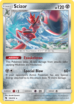 Scizor Lost Thunder #126