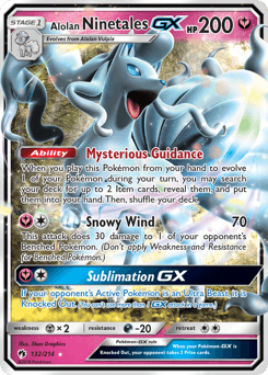Alolan Ninetales-GX Lost Thunder #132