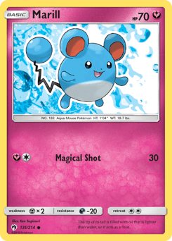 Marill Lost Thunder #135